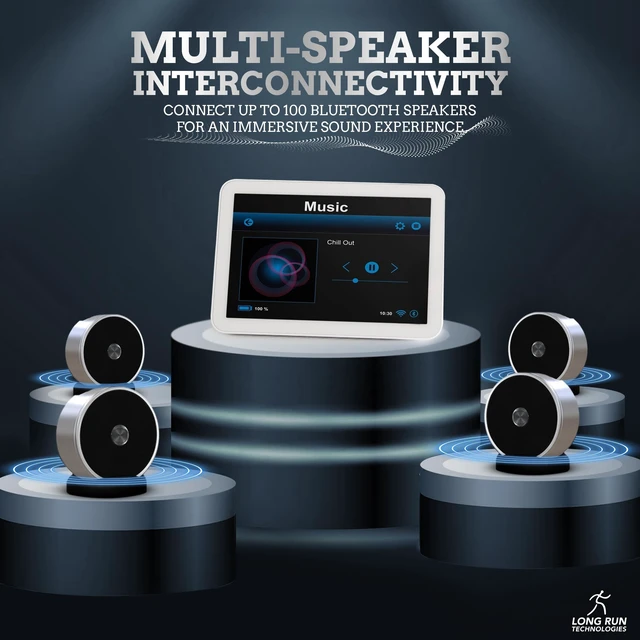 Alt view image 2 of 7 - Dual Bluetooth Speakers - Built In Mic For Phone Calls - Multiple Pairing Bluetooth Speakers Set of 2 - Wireless Computer Speaker - TF SD Card Birthday Graduation Gift Idea For Boys Girls Silver