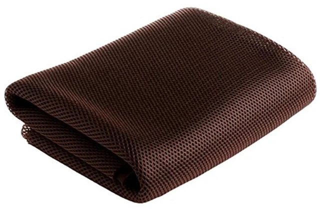 Main image of Speaker Grille Cloth Stereo Mesh Fabric, Brown, 55x40 in (140x100 cm) 3-Layer Functional Acoustic Fabric, Fully Sound-Permeable, Dustproof & Stretchable, for Speaker & Furniture Refurbishment