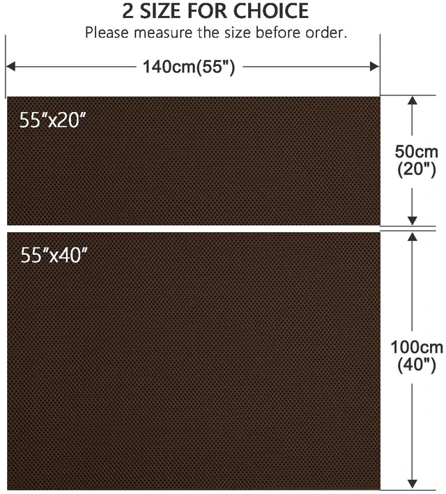 Alt view image 7 of 7 - Speaker Grille Cloth Stereo Mesh Fabric, Brown, 55x40 in (140x100 cm) 3-Layer Functional Acoustic Fabric, Fully Sound-Permeable, Dustproof & Stretchable, for Speaker & Furniture Refurbishment