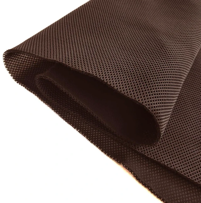 Alt view image 6 of 7 - Speaker Grille Cloth Stereo Mesh Fabric, Brown, 55x40 in (140x100 cm) 3-Layer Functional Acoustic Fabric, Fully Sound-Permeable, Dustproof & Stretchable, for Speaker & Furniture Refurbishment