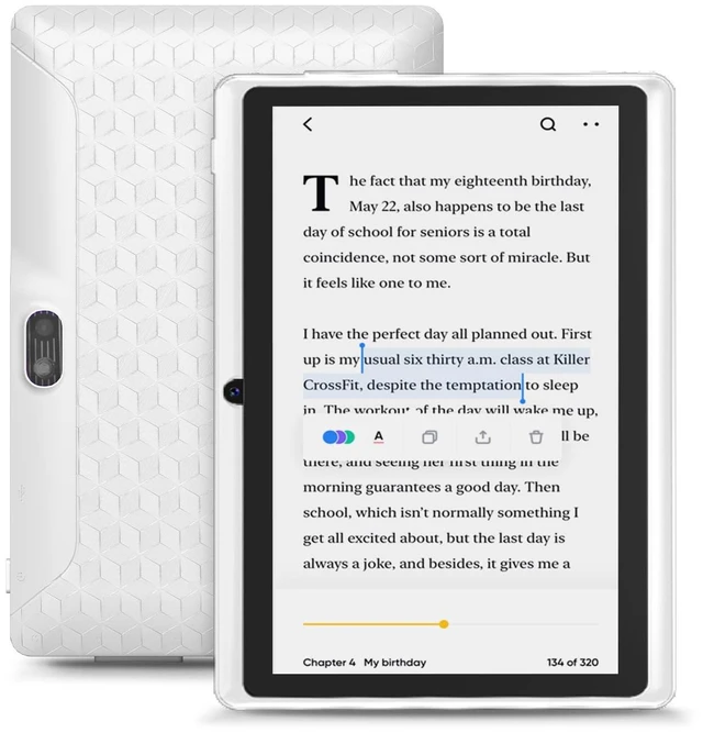 Main image of Android Tablet 7 Inch Tablet, E-Reader, 6GB RAM 32GB ROM 1TB Expansion, Quad-core Processor, Dual Camera, WiFi, Bluetooth, Parental Control (Light Blue)