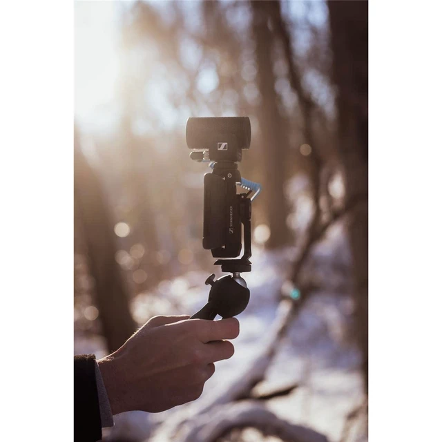 Alt view image 2 of 2 - Pro Audio Professional MKE 200 + Mobile Kit, Directional On-Camera Microphone with Smartphone Clamp & Manfrotto PIXI Mini Tripod, 509256, Black