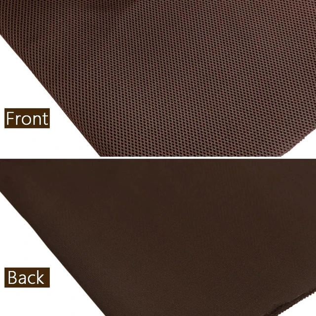 Alt view image 3 of 7 - Speaker Grille Cloth Stereo Mesh Fabric, Brown, 55x40 in (140x100 cm) 3-Layer Functional Acoustic Fabric, Fully Sound-Permeable, Dustproof & Stretchable, for Speaker & Furniture Refurbishment