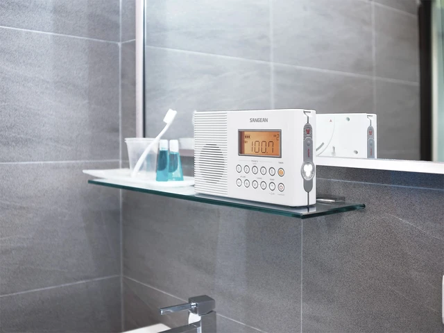 Alt view image 5 of 7 - H201 Waterproof AM/FM Shower Radio with NOAA Weather Alert