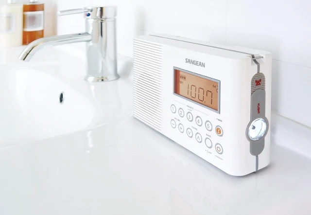Alt view image 4 of 7 - H201 Waterproof AM/FM Shower Radio with NOAA Weather Alert