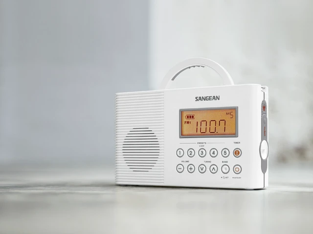 Alt view image 6 of 7 - H201 Waterproof AM/FM Shower Radio with NOAA Weather Alert