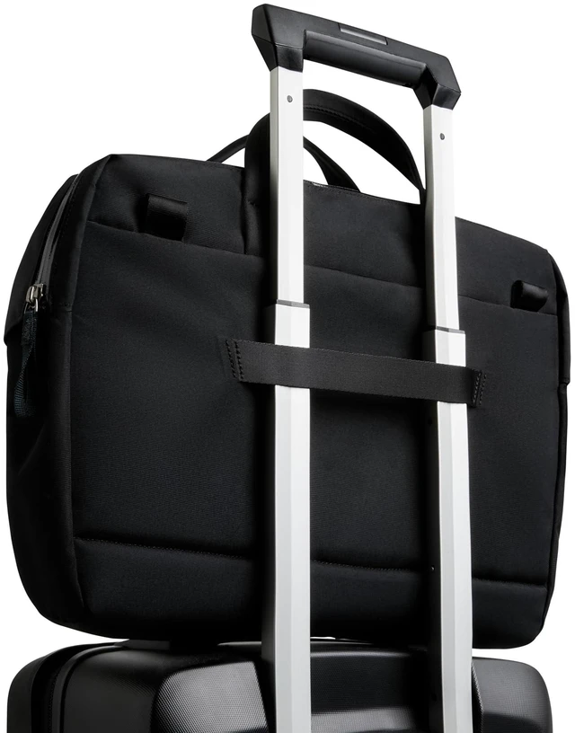Alt view image 5 of 7 - Via Work Bag, Laptop Messenger - Black 14L laptop messenger bag made for work and commuting