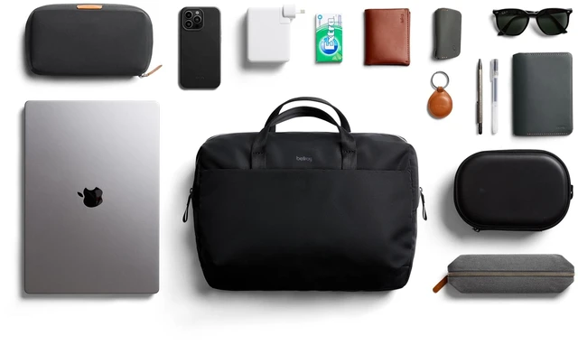 Alt view image 6 of 7 - Via Work Bag, Laptop Messenger - Black 14L laptop messenger bag made for work and commuting