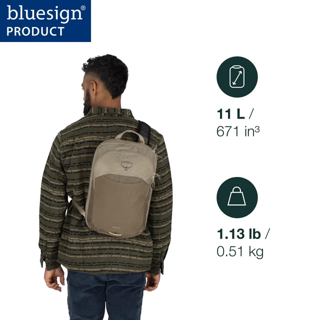 Alt view image 2 of 7 - Nebula Shoulder Sling Bag, Purple OS commuter backpack, everyday bag, campus pack, laptop carry, laptop sleeve, work school travel, bottle pockets, everyday carry
