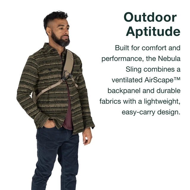 Alt view image 5 of 7 - Nebula Shoulder Sling Bag, Purple OS commuter backpack, everyday bag, campus pack, laptop carry, laptop sleeve, work school travel, bottle pockets, everyday carry