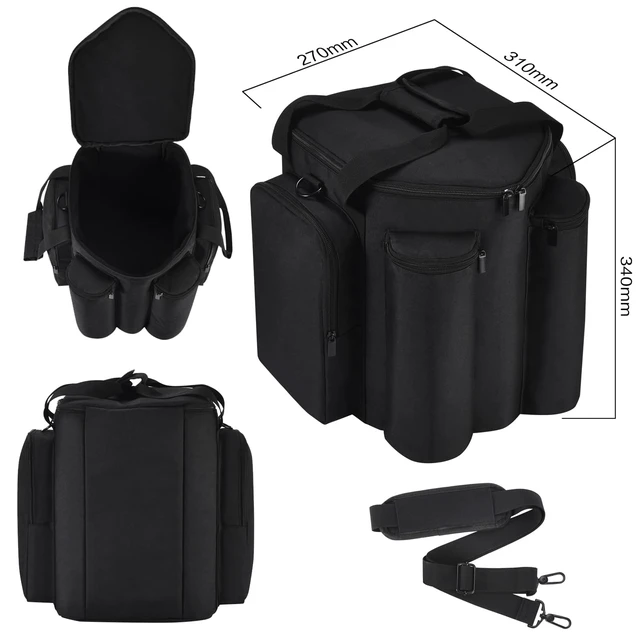 Alt view image 4 of 5 - Carrying Case Travel Bag Compatible with Bose S1 Pro+/S1 Pro Portable Bluetooth Speaker Cover Fits for Bose S1 Pro Plus with Shoulder Strap & Extra Pockets for Microphone,Accessories
