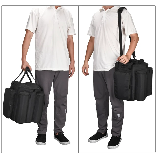 Alt view image 5 of 5 - Carrying Case Travel Bag Compatible with Bose S1 Pro+/S1 Pro Portable Bluetooth Speaker Cover Fits for Bose S1 Pro Plus with Shoulder Strap & Extra Pockets for Microphone,Accessories