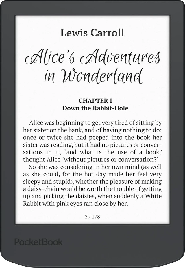 Alt view image 3 of 7 - Verse Lite 6" E-Ink Carta Touchscreen eReader with Frontlight Eye-Friendly, Glare-Free Display Wi-Fi Supports 25 Formats incl. DRM Compact & Lightweight