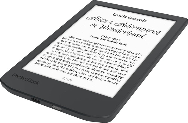 Alt view image 4 of 7 - Verse Lite 6" E-Ink Carta Touchscreen eReader with Frontlight Eye-Friendly, Glare-Free Display Wi-Fi Supports 25 Formats incl. DRM Compact & Lightweight