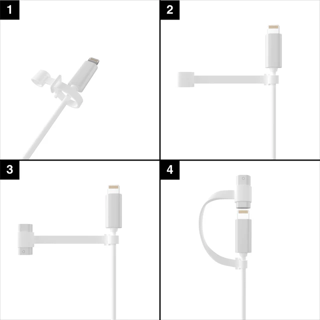 Alt view image 6 of 6 - Charging Adapter Compatible with Apple Pencil 1st Generation,Female to Female Charger Connector (4-Pack Charging ONLY)