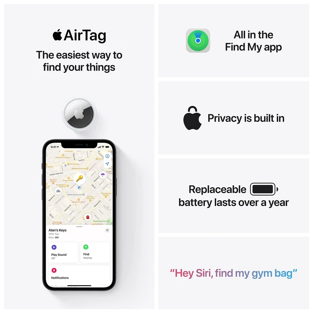 Alt view image 6 of 6 - AirTag