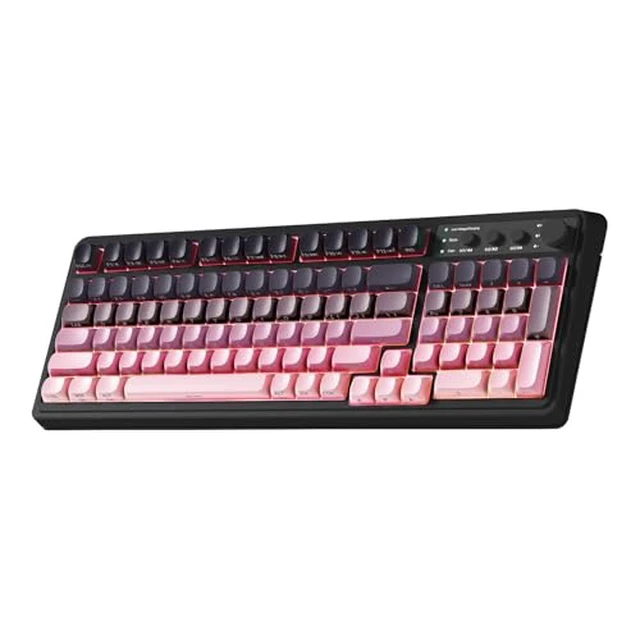 Alt view image 2 of 2 - S99 Gaming Keyboard, Wireless Green Creamy Computer Keyboards