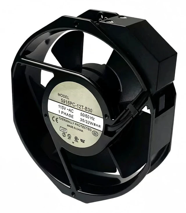Alt view image 2 of 7 - 5915PC-12T-B30 for NMB-MAT 5915PC-12T-B30-A00 115VAC 35/32W 172×150×38mm Cooling Fan from (CA, Ontario Warehouse Distribution)