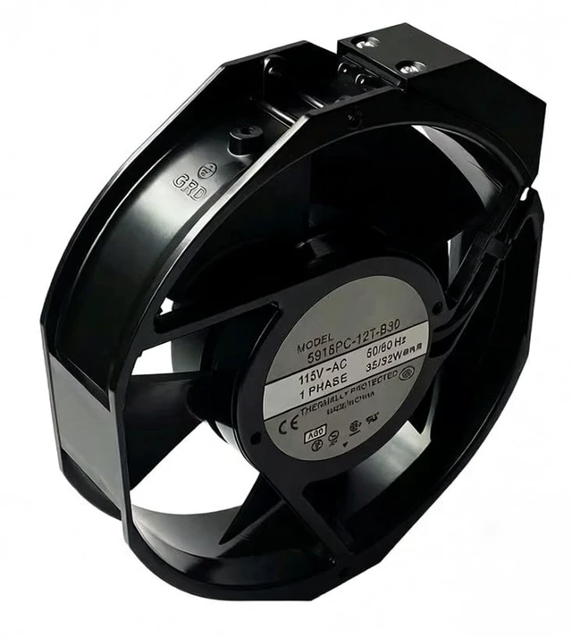 Alt view image 3 of 7 - 5915PC-12T-B30 for NMB-MAT 5915PC-12T-B30-A00 115VAC 35/32W 172×150×38mm Cooling Fan from (CA, Ontario Warehouse Distribution)