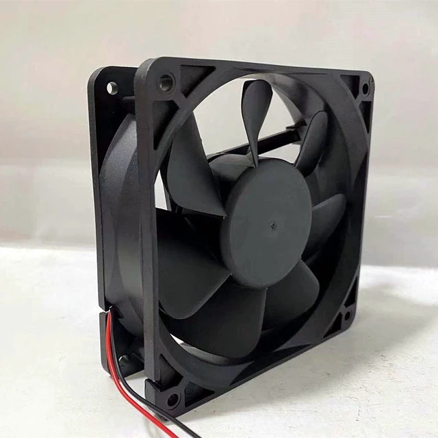 Alt view image 4 of 6 - MQ12038HBL MING Quan DC Fan 24V 120mm Fan 24V 0.35A 120×120×38mm DC axial Flow Fan