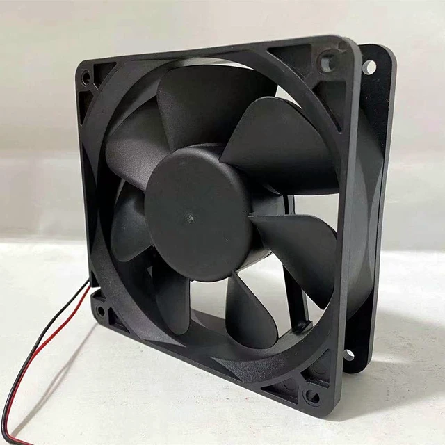 Alt view image 5 of 6 - MQ12038HBL MING Quan DC Fan 24V 120mm Fan 24V 0.35A 120×120×38mm DC axial Flow Fan