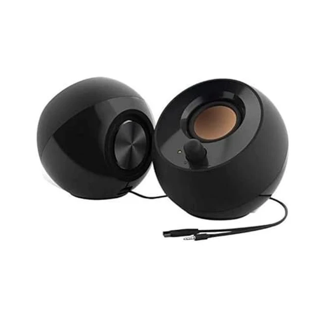 Alt view image 2 of 5 - Creative Pebble 2.0, USB Desktop Stereo Speakers for PC/Laptop, Black