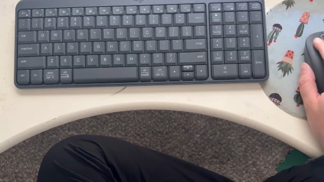 Alt view image 6 of 6 - MK250 Wireless Bluetooth Keyboard and Mouse Combo - Graphite