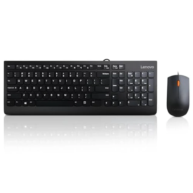 Alt view image 2 of 6 - 300 USB Combo, Full-Size Wired Keyboard & Mouse, Ergonomic, Left or Right Hand Mouse, Optical Mouse, GX30M39606, Black
