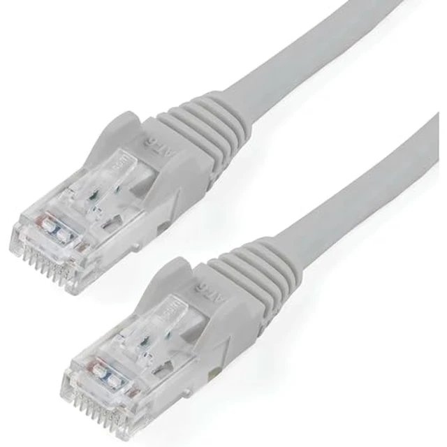 Alt view image 4 of 6 - 12ft CAT6 Ethernet Cable - Black CAT 6 Gigabit Ethernet Wire -250Mhz 100W PoE RJ45 UTP Network Patch Cord Snagless with Strain Relief (N6PATCH12BK)