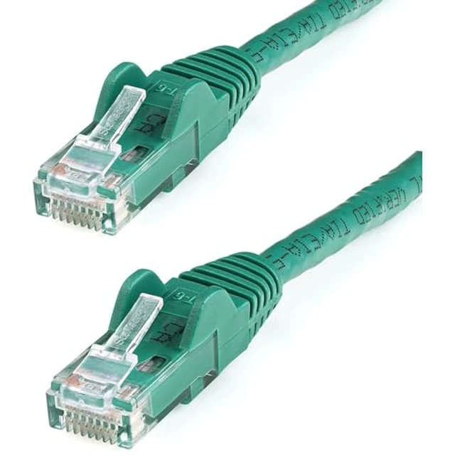 Alt view image 5 of 6 - 12ft CAT6 Ethernet Cable - Black CAT 6 Gigabit Ethernet Wire -250Mhz 100W PoE RJ45 UTP Network Patch Cord Snagless with Strain Relief (N6PATCH12BK)