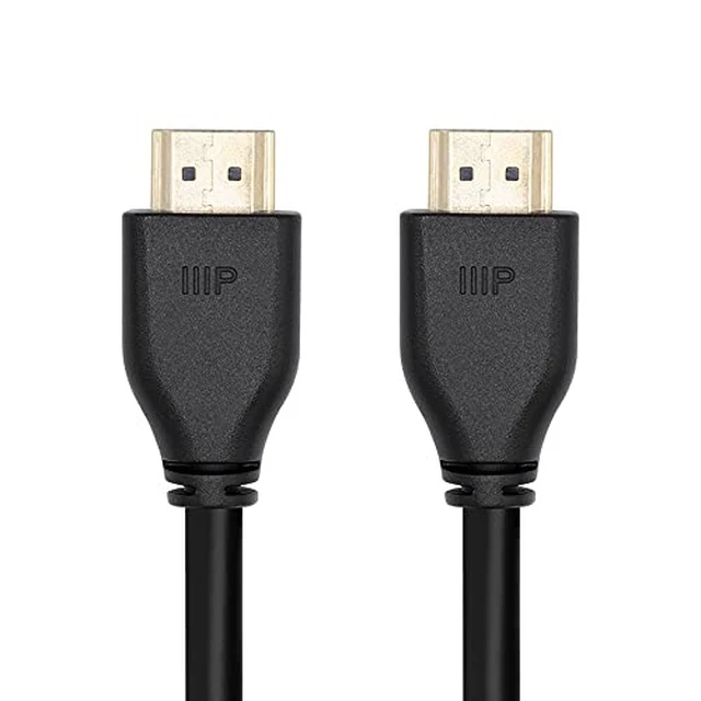 Alt view image 3 of 5 - 8K Certified Ultra High Speed HDMI 2.1 Cable - 8K@60Hz, 48Gbps, CL2 In-Wall Rated, 30AWG, Dynamic HDR and Dolby Vision, Supports eARC (Enhanced Audio Return Channel) 6 Feet - Black