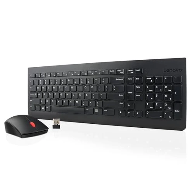 Alt view image 2 of 6 - 510 Wireless Keyboard & Mouse Combo, 2.4 GHz Nano USB Receiver, Full Size, Island Key Design, Left or Right Hand, 1200 DPI Optical Mouse, GX30N81775, Black