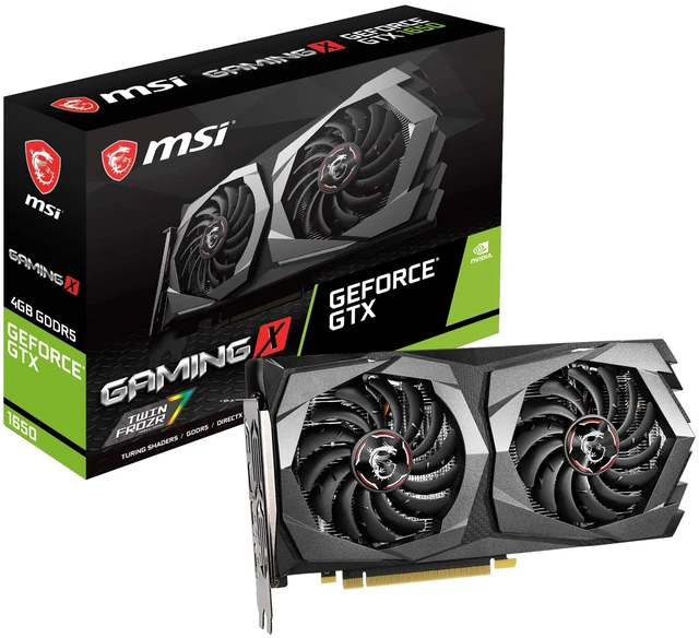Main image of Gaming GeForce GTX 1650 128-Bit HDMI/DP 4GB GDRR5 HDCP Support DirectX 12 Dual Fan VR Ready OC Graphics Card (GTX 1650 Gaming X 4G)