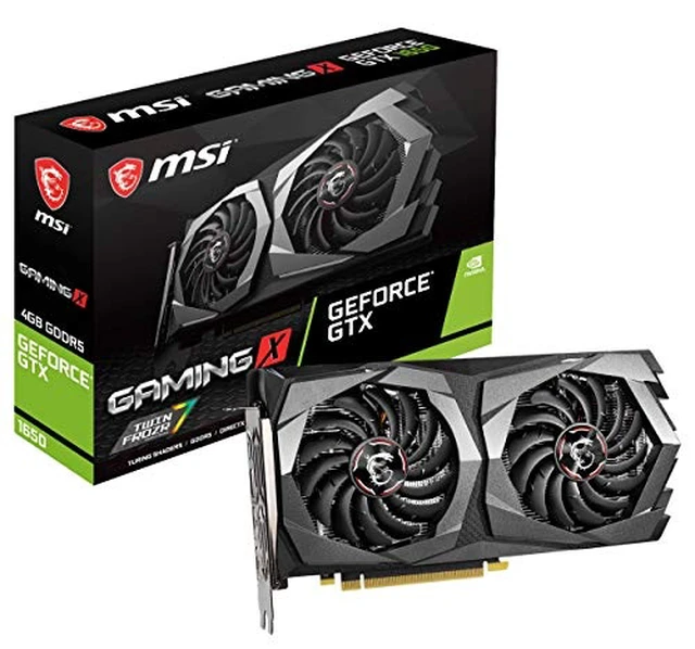Alt view image 2 of 3 - Gaming GeForce GTX 1650 128-Bit HDMI/DP 4GB GDRR5 HDCP Support DirectX 12 Dual Fan VR Ready OC Graphics Card (GTX 1650 Gaming X 4G)