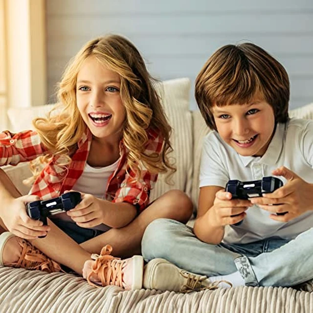 Alt view image 5 of 6 - Gaming Controller - High-Performance Wireless Gamepad with Analog Stick for PC, Android, iOS Console | Dual Vibration with LED Light, Built-in Speaker, Headset Jack, 6-Axis Sensor