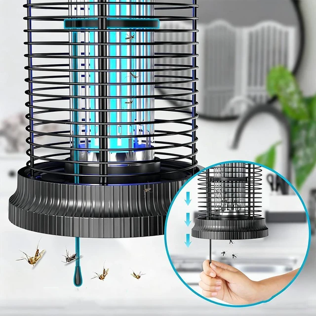 Alt view image 7 of 7 - 4500V Outdoor Insect Killer, High Power Electric Mosquito Killer for Garden, Indoor and Outdoor, ABS Plastic Shell, Black