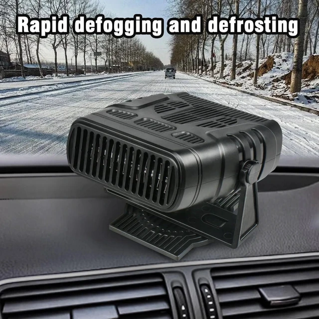 Alt view image 5 of 7 - Portable Electric Car Heater 12V 120W Heating Fan Defogger Defroster Demister