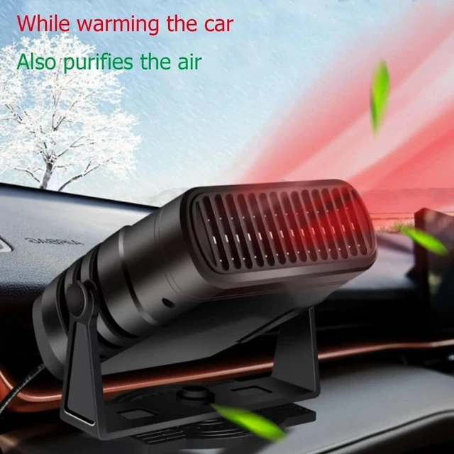 Alt view image 6 of 7 - Portable Electric Car Heater 12V 120W Heating Fan Defogger Defroster Demister