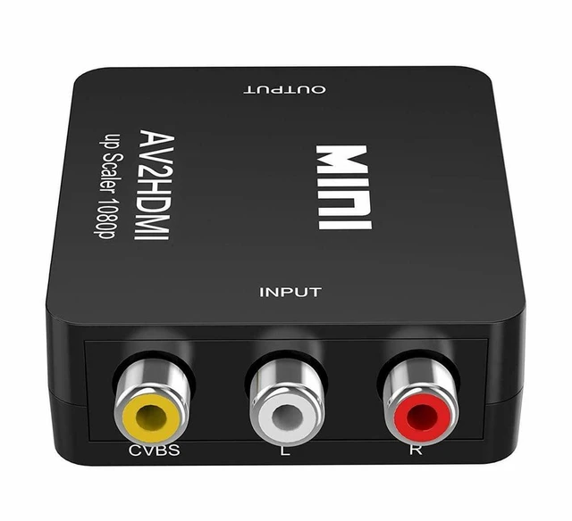 Main image of RCA AV to HDMI HD Converter Composite CVBS Video Adapter Wii NES SNES