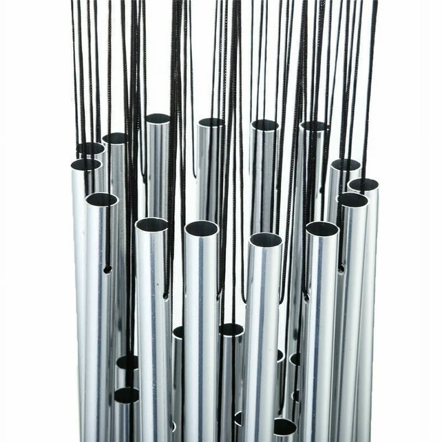 Alt view image 4 of 7 - Large 27 Tubes Windchime Chapel Bells Wind Chimes Outdoor Garden Home Decor