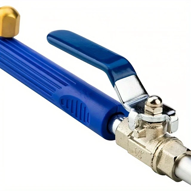 Alt view image 4 of 7 - High Pressure Power Washer Attachment Wand, Hydro Jet Water Hose Nozzle,Watering Sprayer Cleaning Tool, Wand Lance for Garden Hose Power Wash Gun for Gutter Patio Car Pet Window Glass