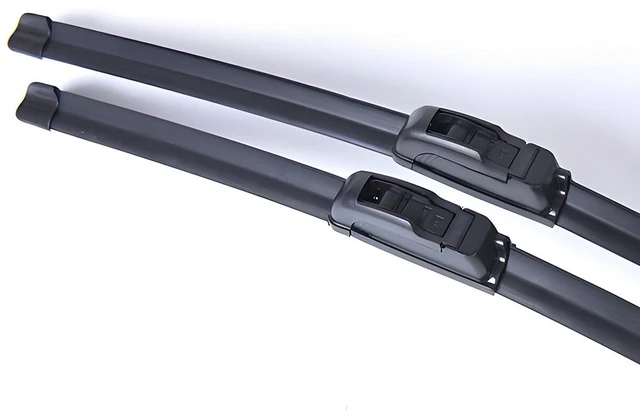 Alt view image 4 of 7 - 26"&22" Windshield Wipers (Pack of 2), Automotive Replacement Front Windshield Wiper Blades J-HOOK Bracketless OEM Quality