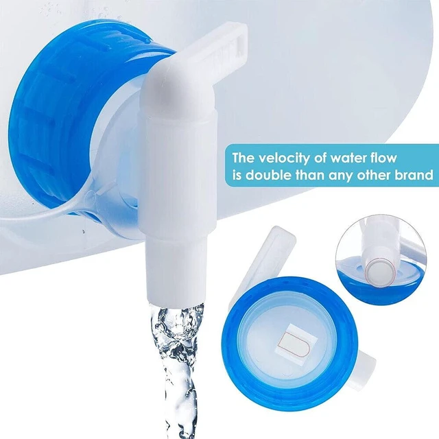 Alt view image 2 of 7 - Food Grade LDPE4 5.3 Gal Water Storage Jugfoldable Collapsible Water Container Camping W/Spigot