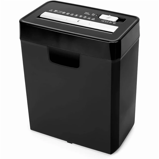 Main image of 6-Sheet Strip Cut Paper Shredder, 3.2 Gallon, Also Shred Card/Staple, Small Mini Document Shredding Machine, Portable for Home