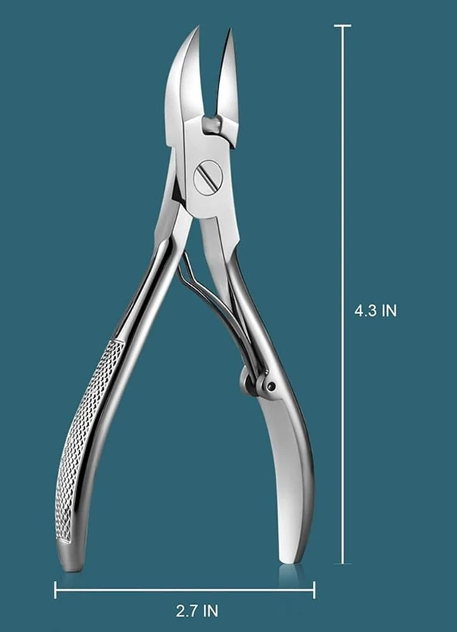 Alt view image 7 of 7 - Podiatrist Toenail Clippers, Super Sharp and Wear-Resistant Curved Blade Toe Nail Cutters for Thick and Ingrown Nails, High Temperature Forging Stainless Steel Pedicure Clippers for Men Women Seniors