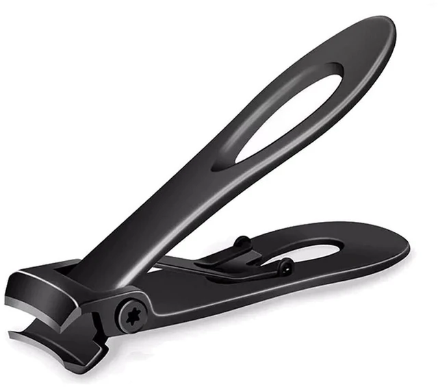 Main image of Stainless Heavy Professional Extra Large Toe Nail Clippers Wide Jaw Nail Clipper, Professional Toenails Fingernails Clippers for Thick Nails -Black