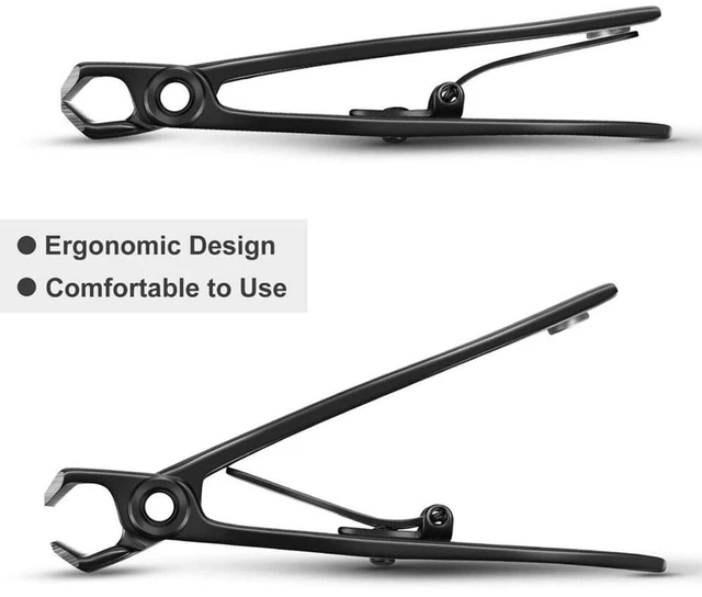 Alt view image 5 of 7 - Stainless Heavy Professional Extra Large Toe Nail Clippers Wide Jaw Nail Clipper, Professional Toenails Fingernails Clippers for Thick Nails -Black
