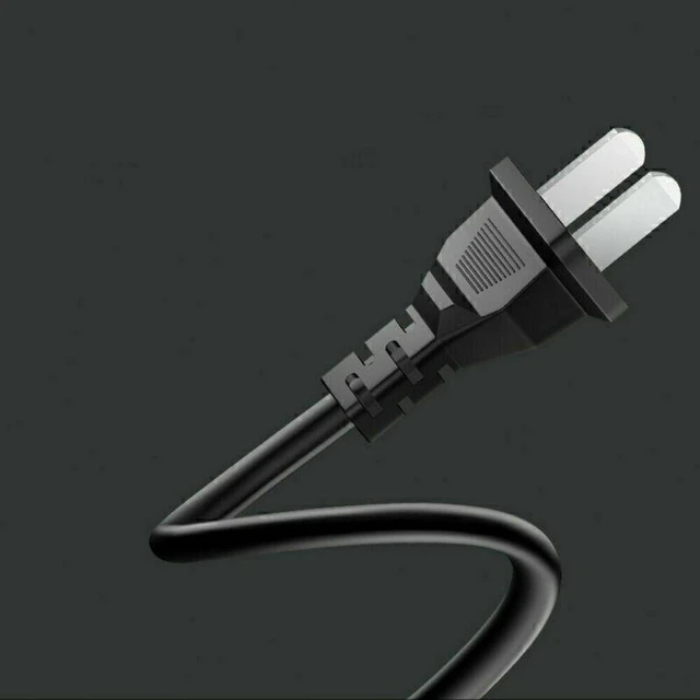 Alt view image 4 of 4 - AC Power Cord for Sony PS5/PS4/PS3 Slim, Xbox Series S/Series X, Xbox One S/One X, 2 Prong C7 Universal TV Power Cable Replacement