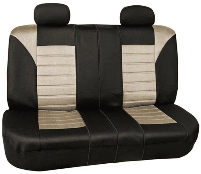 Main image of Premium 3D Air Mesh Seat Covers with removable headrests - for SUV, Sedan, Van - Rear Beige