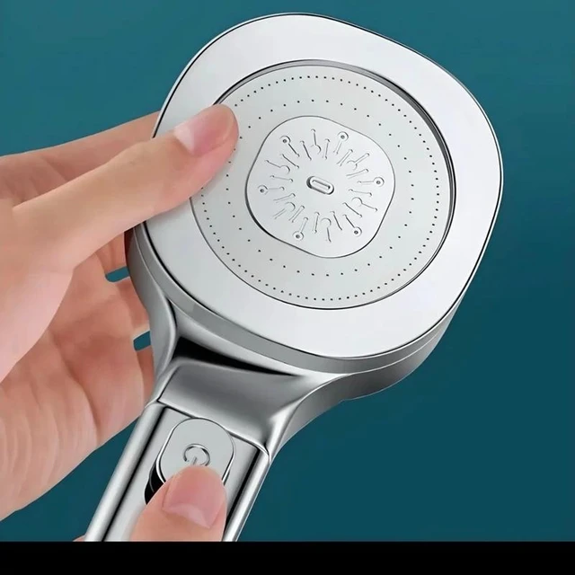 Alt view image 5 of 5 - New High Pressure Shower Head Handheld Spray With On Off Switch Chrome Finish US